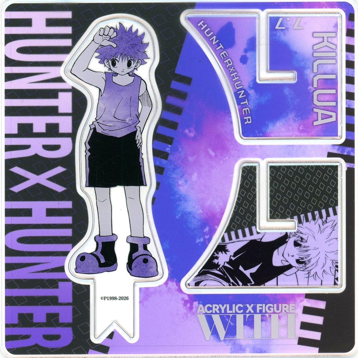 Killua Zoldyck Birthday Acrylic X Figure with 2026 Hunter x Hunter [USED]