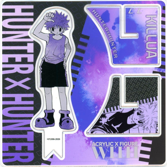 Killua Zoldyck Birthday Acrylic X Figure with 2026 Hunter x Hunter [USED]