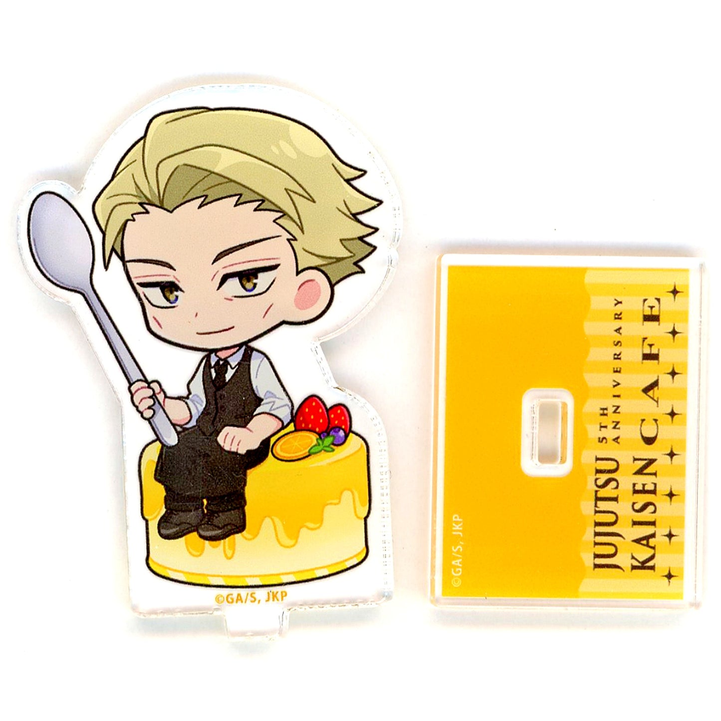 Kento Nanami Trading Acrylic Stand Jujutsu Kaisen 5th Anniversary Cafe in Sweets Paradise [USED]