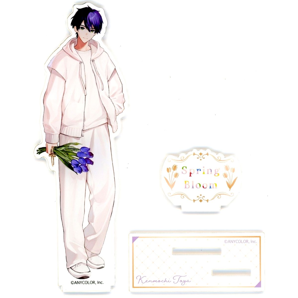 Kenmochi Toya Virtual YouTuber Nijisanji NIJISANJI EN x Karaoke Manekineko Spring Bloom Acrylic Stand [USED]