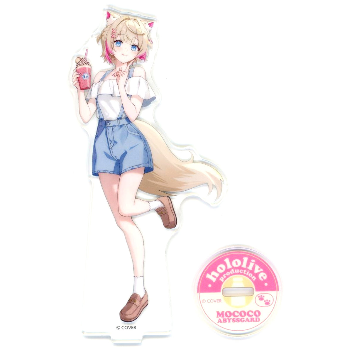 Mococo Abyssgard Outing Outfit Virtual YouTuber Hololive x Lawson Campaign Acrylic Stand [USED]
