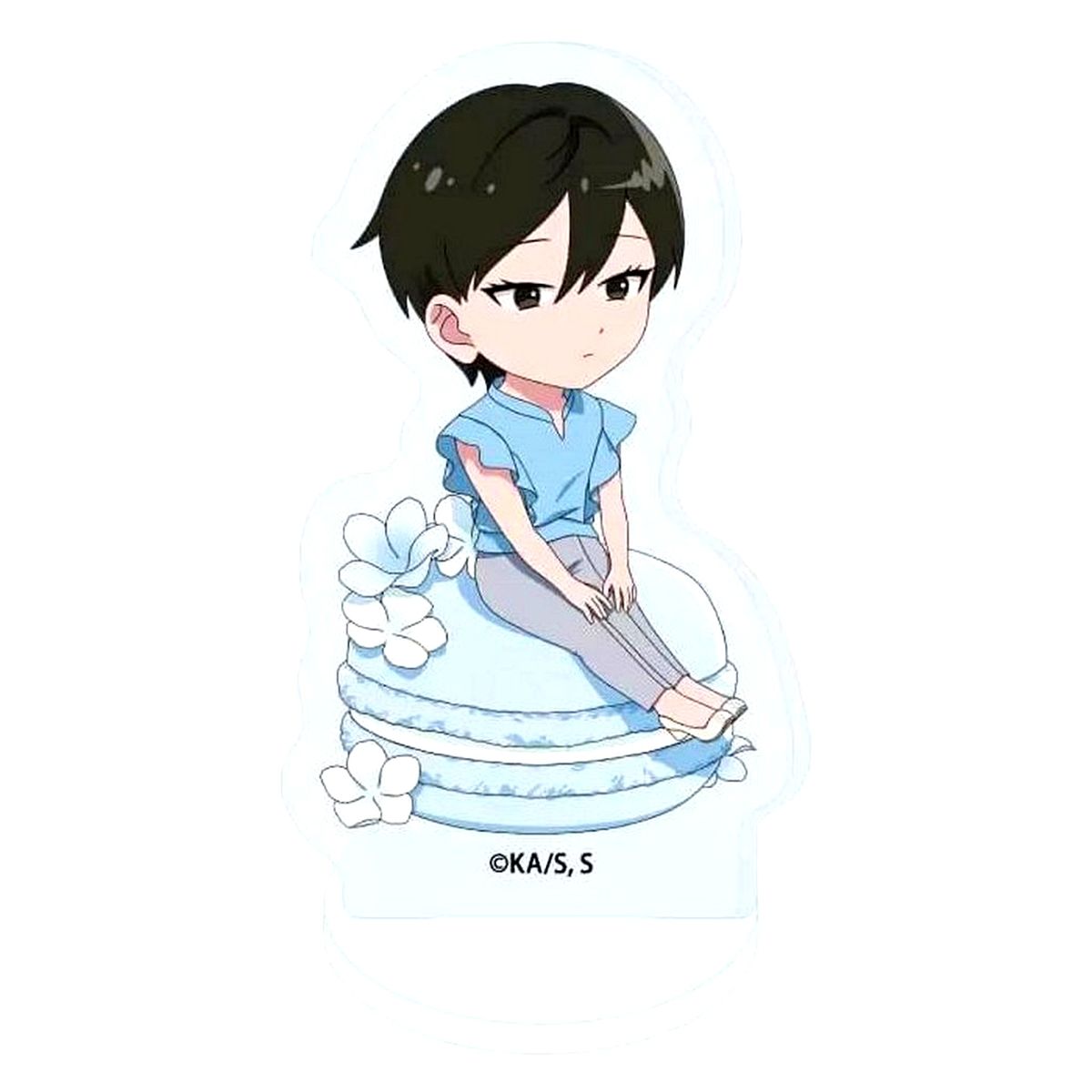Aoi Sato You and I Are Polar Opposites POP UP SHOP in Shinjuku Market Space by eeo Acrylic Mini Stand Chibi Character Illustration Version [USED]