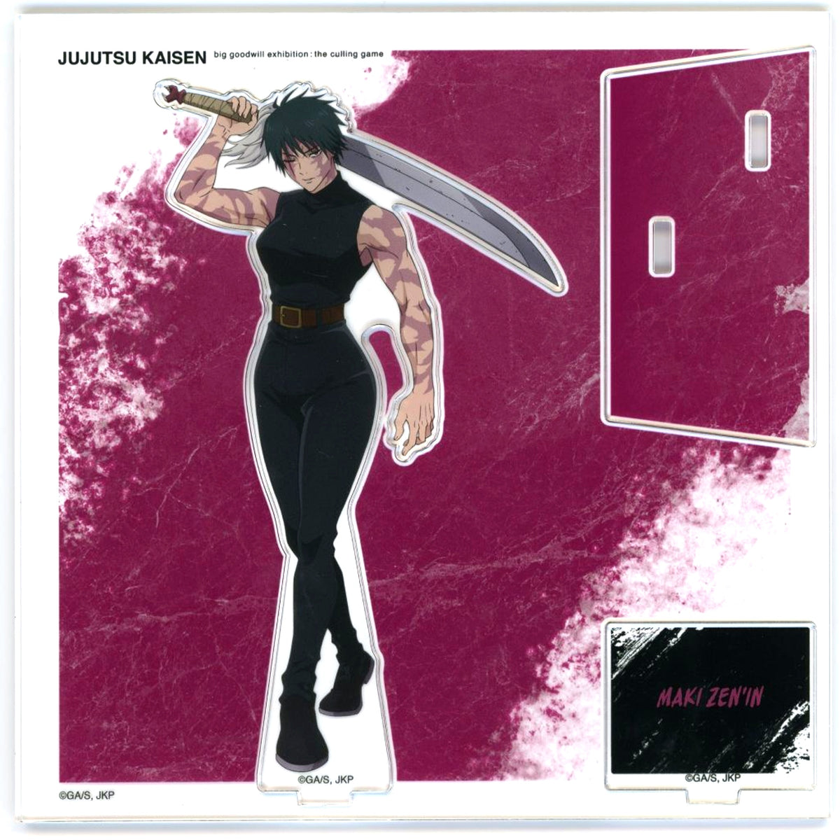 Maki Zenin Standing Illustration Ver. Jujutsu Kaisen Culling Game Acrylic Stand Pop Up Exhibition at baseyard tokyo [USED]