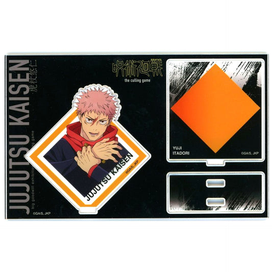 Yuji Itadori Acrylic Stand Card Design Ver. TV Anime Jujutsu Kaisen POP UP Exhibition Daikoryuten Culling Game at baseyard tokyo [USED]