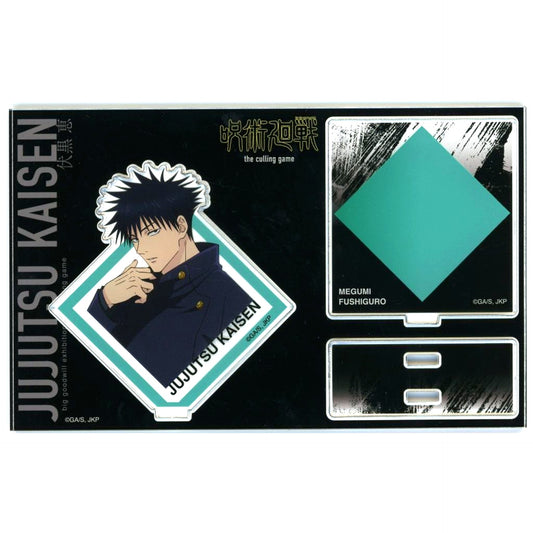 Megumi Fushiguro Acrylic Stand Card Design Ver. TV Anime Jujutsu Kaisen POP UP Exhibition Daikoryuten Culling Game at baseyard tokyo [USED]