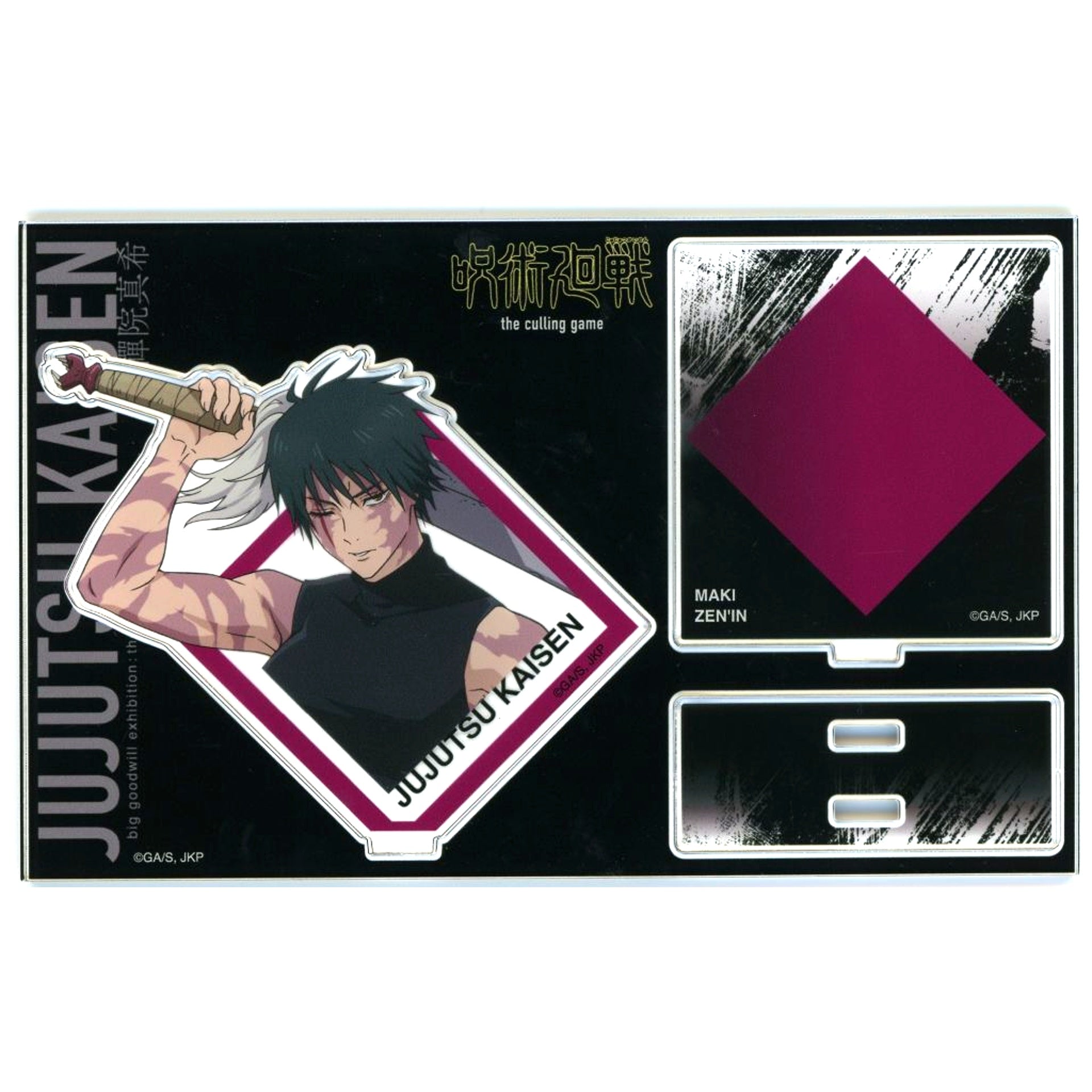 Maki Zenin Acrylic Stand Card Design Ver. TV Anime Jujutsu Kaisen POP UP Exhibition Daikoryuten Culling Game at baseyard tokyo [USED]