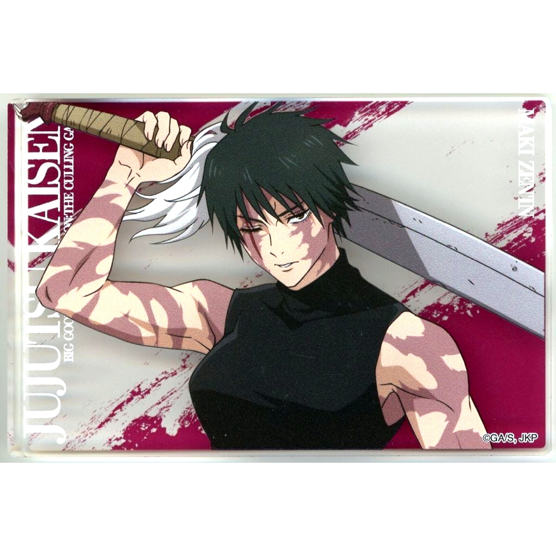 Maki Zenin Acrylic Block TV Anime Jujutsu Kaisen POP UP Exhibition Daikoryuten Culling Game at baseyard tokyo [USED]