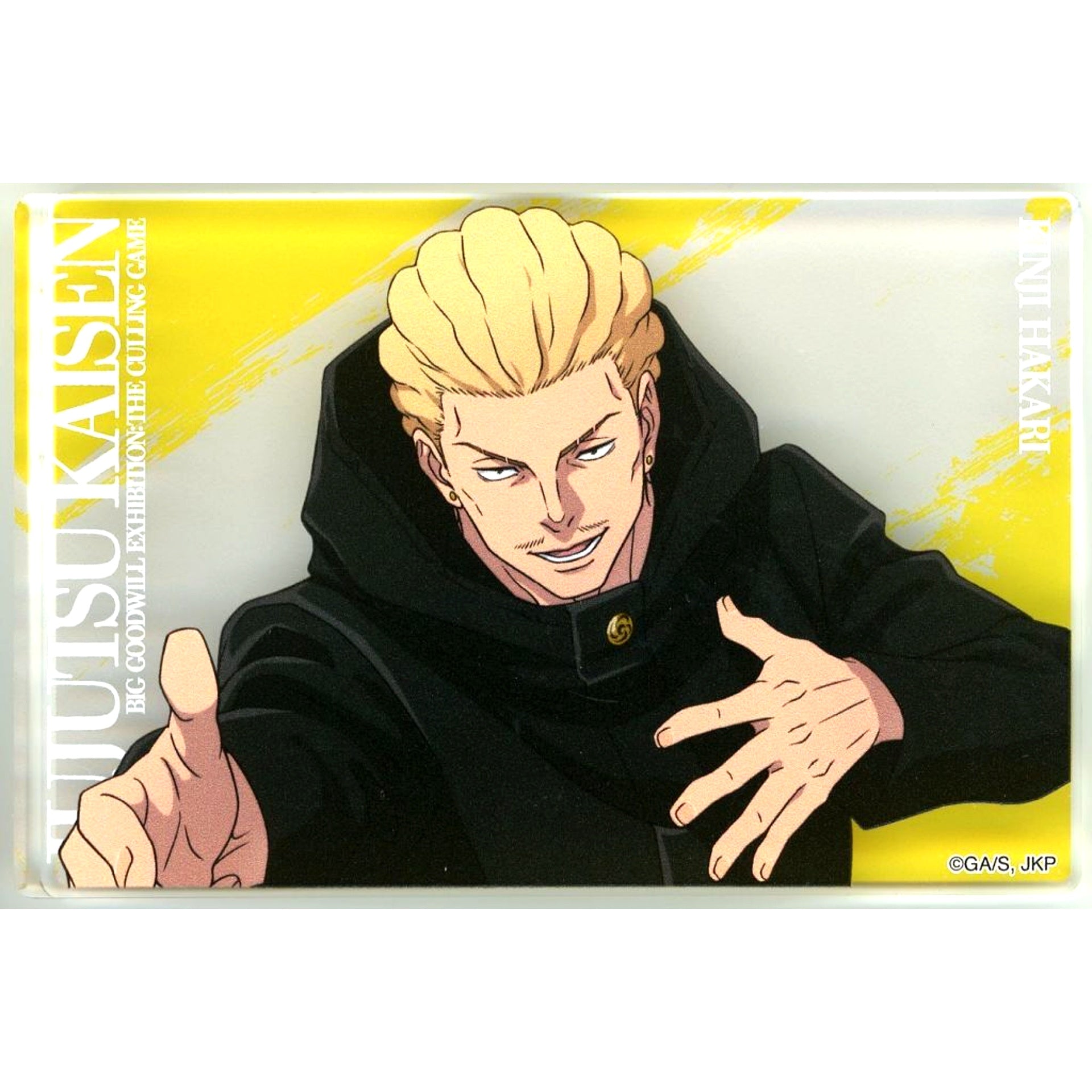 Kinji Hakari Acrylic Block TV Anime Jujutsu Kaisen POP UP Exhibition Daikoryuten Culling Game at baseyard tokyo [USED]