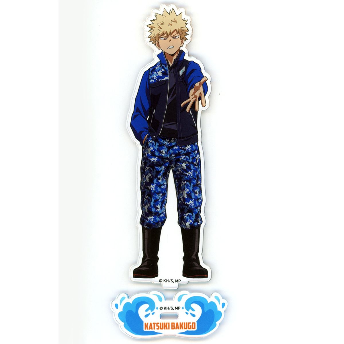 Katsuki Bakugo Yokohama Hakkeijima Sea Paradise x My Hero Academia PLUS ULTRA with Sea Creatures Illustration Acrylic Stand [USED]