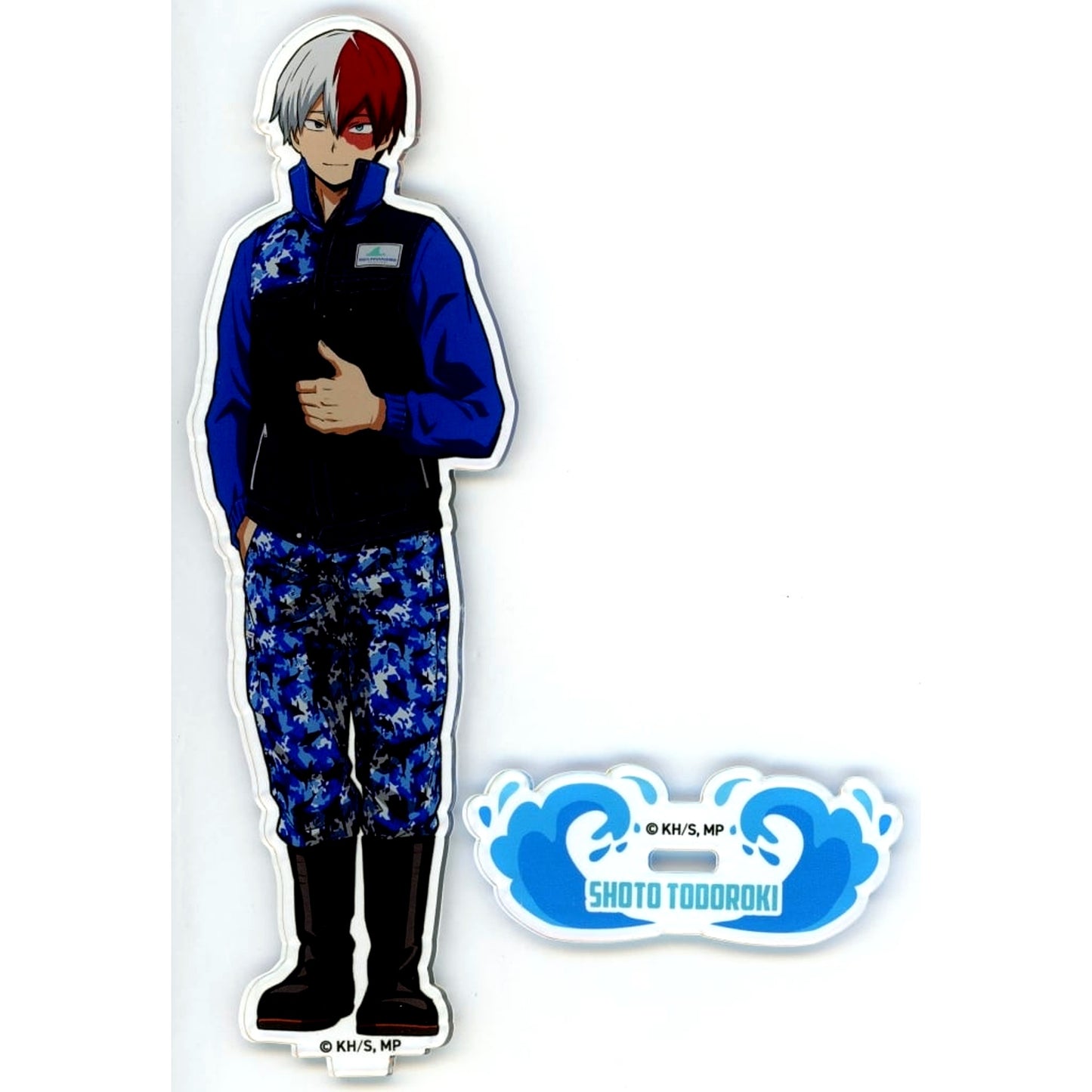 Shoto Todoroki Illustration Acrylic Stand Yokohama Hakkeijima Sea Paradise x My Hero Academia Plus Ultra with Sea Creatures [USED]