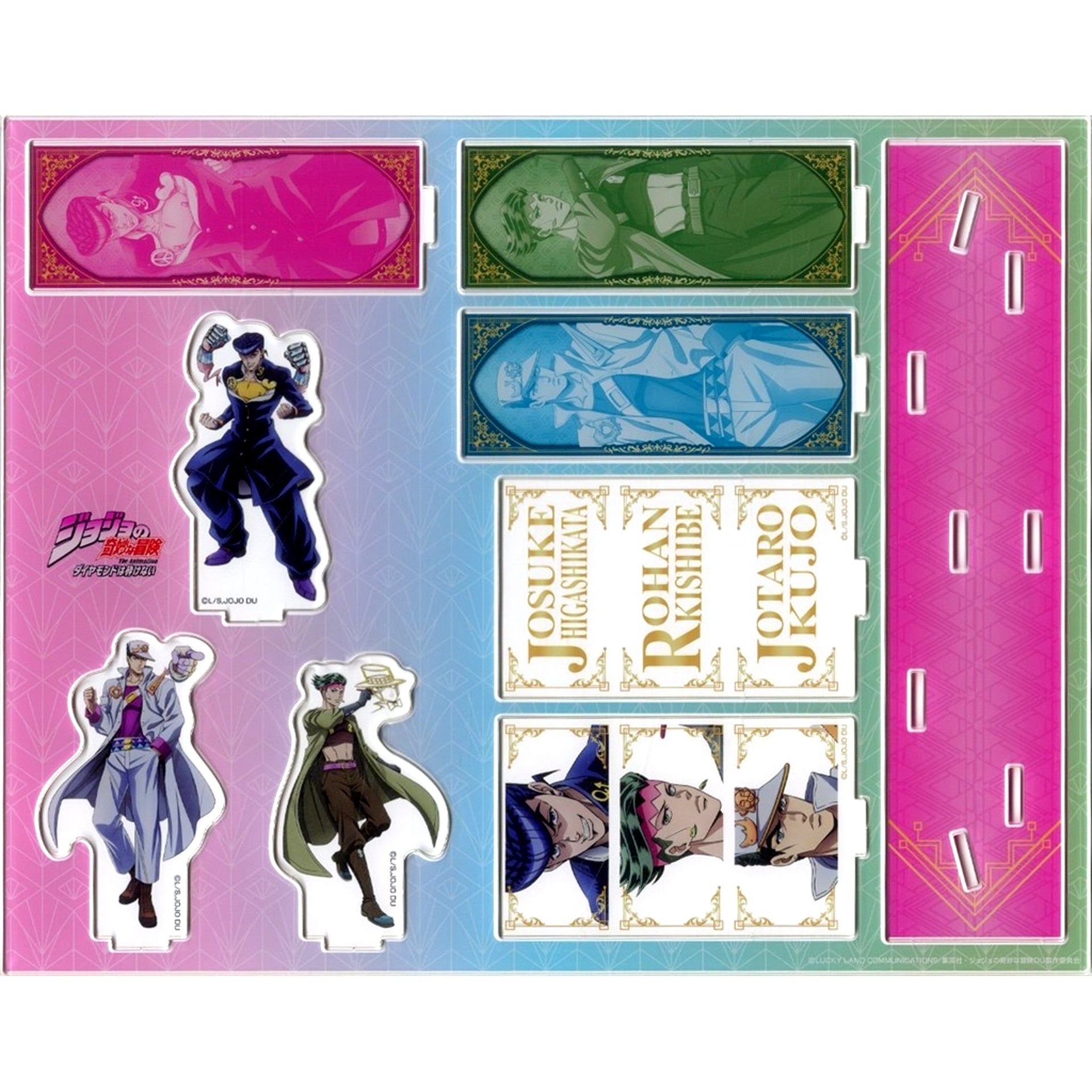 Group Illustration Acrylic Diorama AM2026 JoJo's Bizarre Adventure Part 4 Diamond Is Unbreakable [USED]
