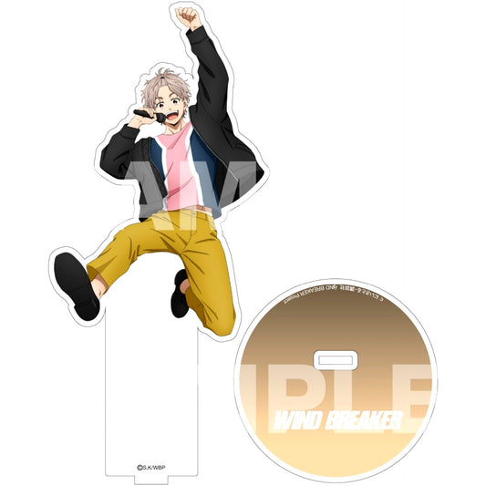 Choji Tomiyama Illustration Clear Stand WIND BREAKER [USED]