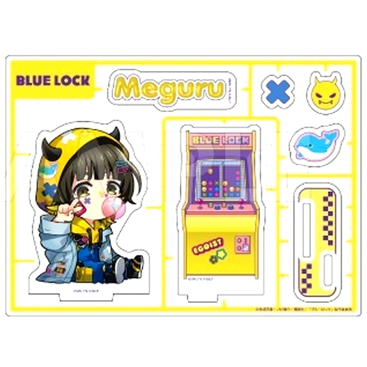 Meguru Bachira Blue Lock Devi Deco Parka Chibi Character ver. TV Anime Acrylic Stand [USED]