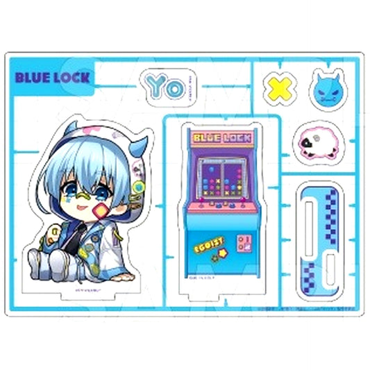 Yo Hiori TV Anime Blue Lock Debi Deco Hoodie Chibi Character Ver. Acrylic Stand [USED]