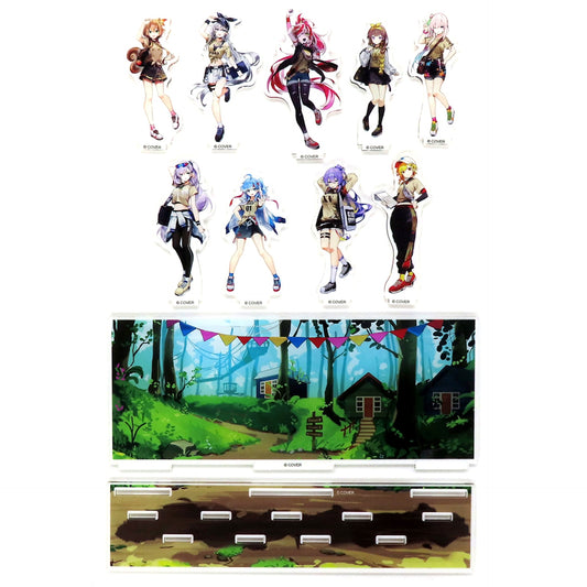 Group Acrylic Diorama Stand Virtual YouTuber Hololive Hololive Indonesia 5th Anniversary 5yukuran [USED]