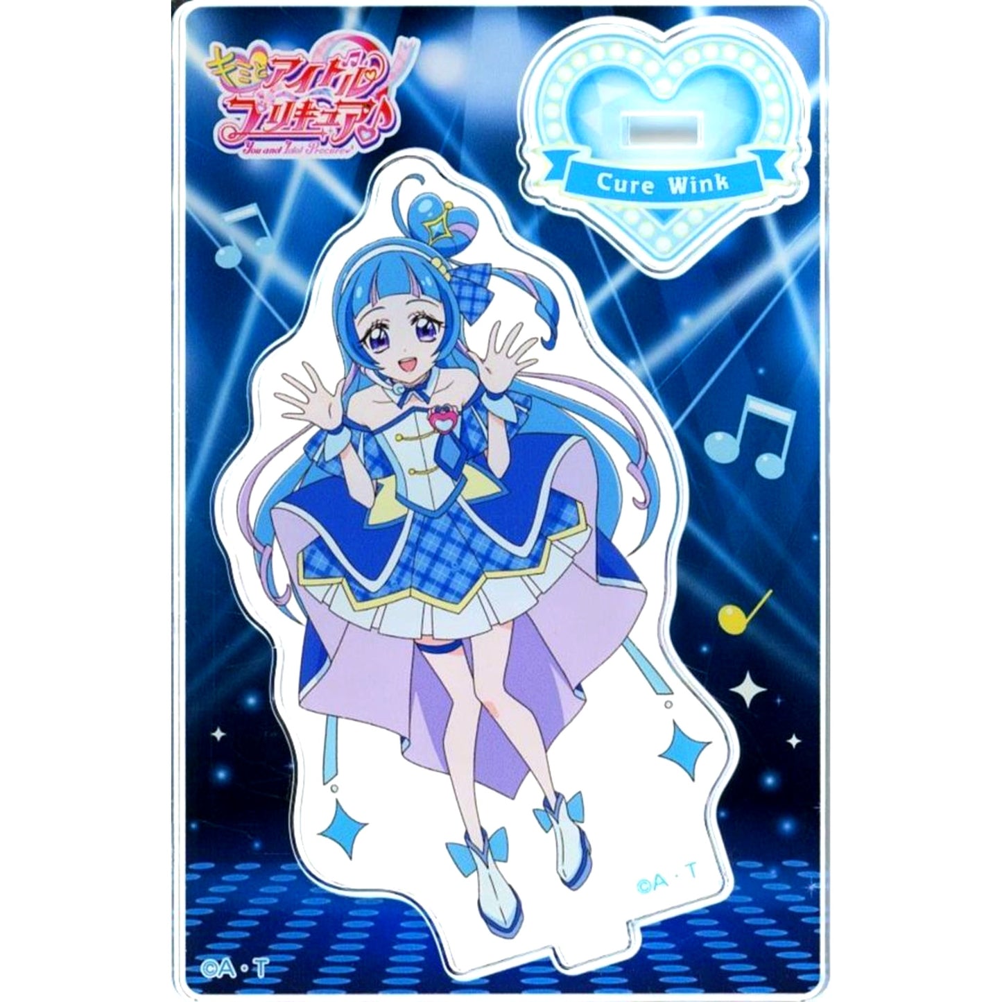 Cure Wink Open Hands Mini Acrylic Stand Vol.2 You and Idol Pretty Cure [USED]