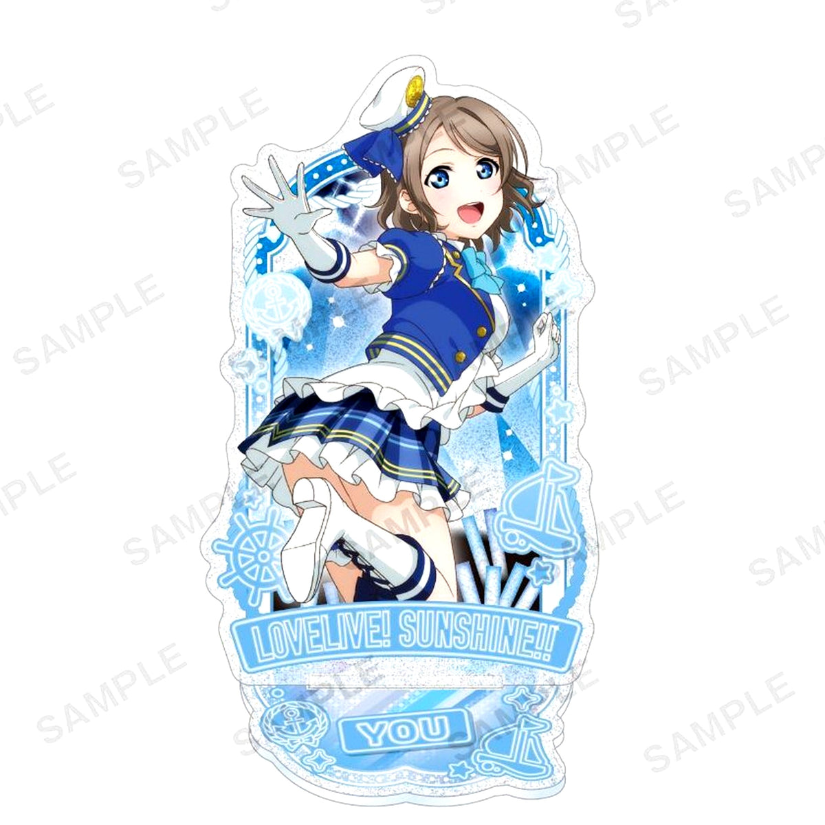 You Watanabe Kirarin Acrylic Stand Aqours Initial Ver. Love Live! School Idol Festival [USED]