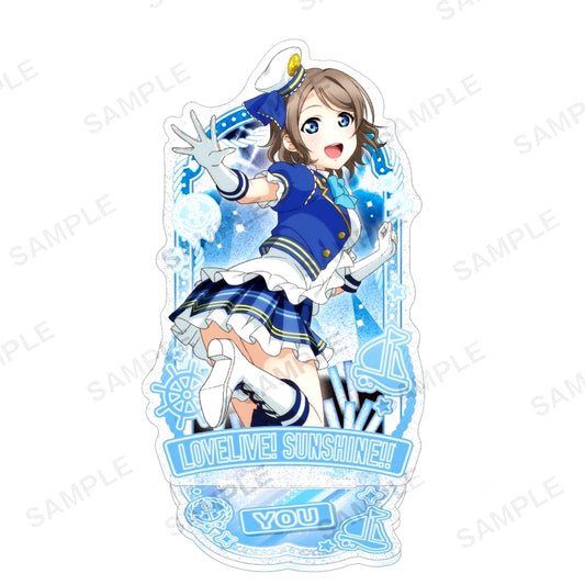 You Watanabe Kirarin Acrylic Stand Aqours Initial Ver. Love Live! School Idol Festival [USED]