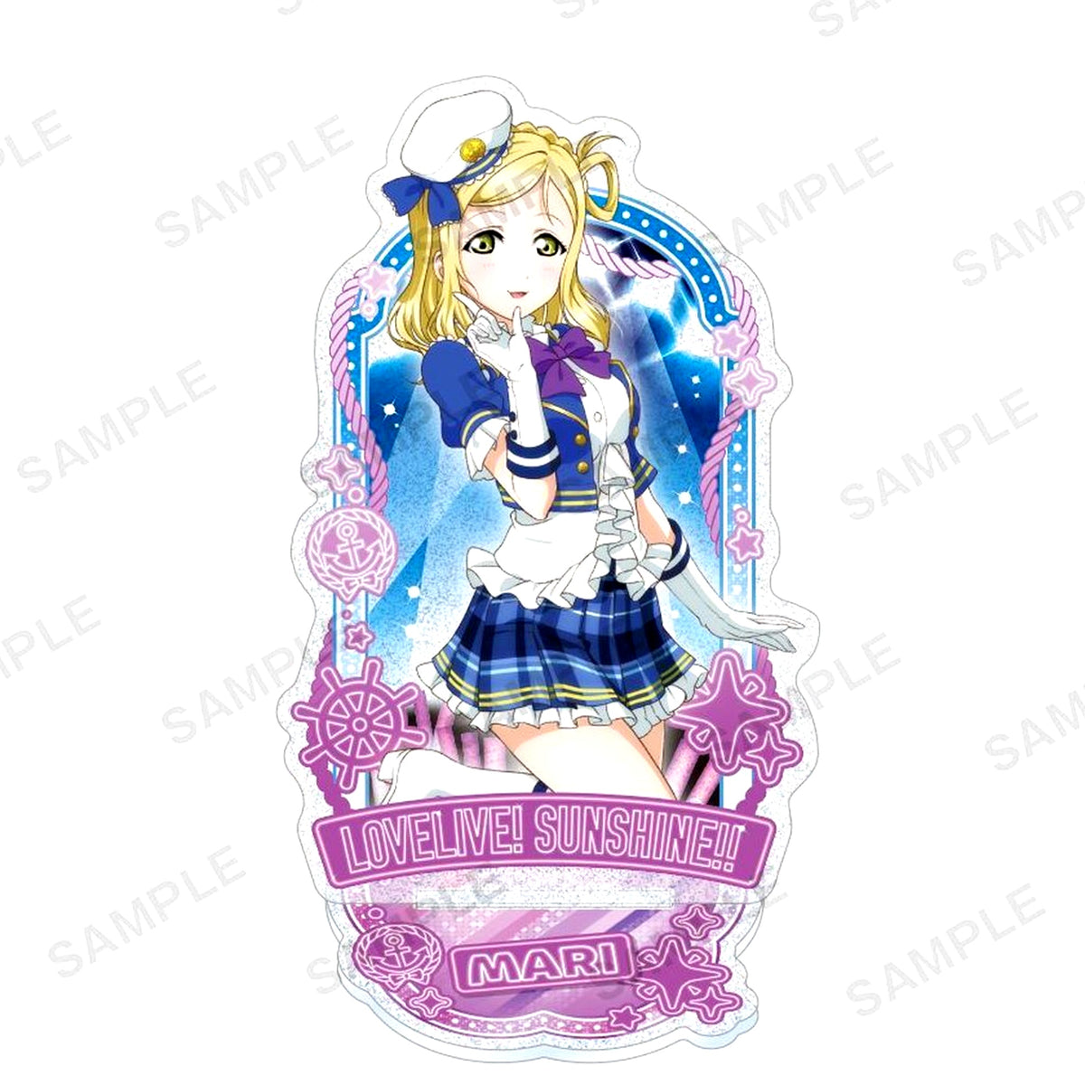 Mari Ohara Kirarin Acrylic Stand Aqours Initial Ver. Love Live! School Idol Festival [USED]
