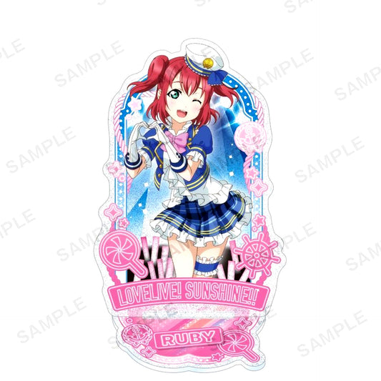 Ruby Kurosawa Kirarin Acrylic Stand Aqours Initial Ver. Love Live! School Idol Festival [USED]