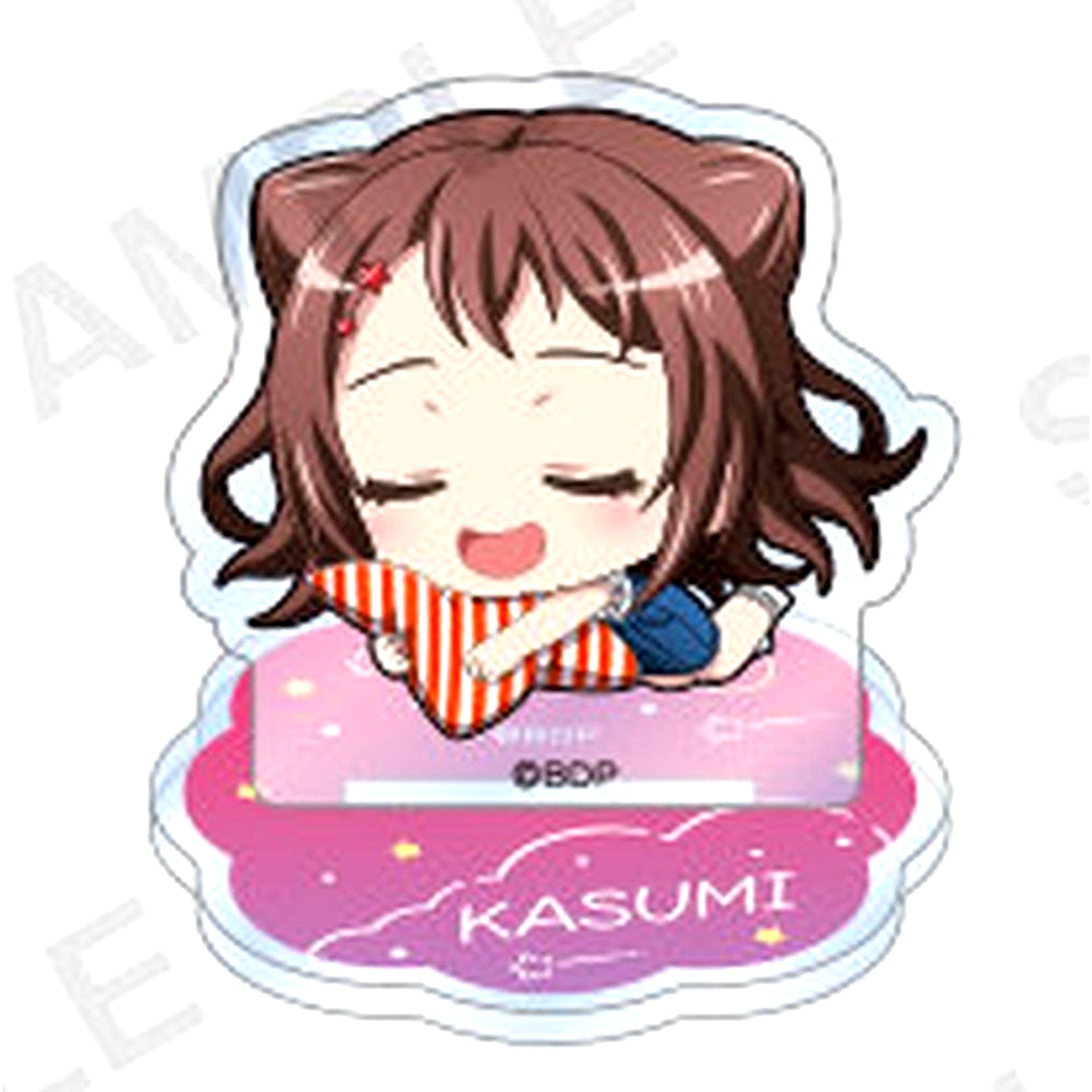 Kasumi Toyama BanG Dream! Girls Band Party! Trading Chibi Character Acrylic Stand Suyarin Ver. Side A [USED]