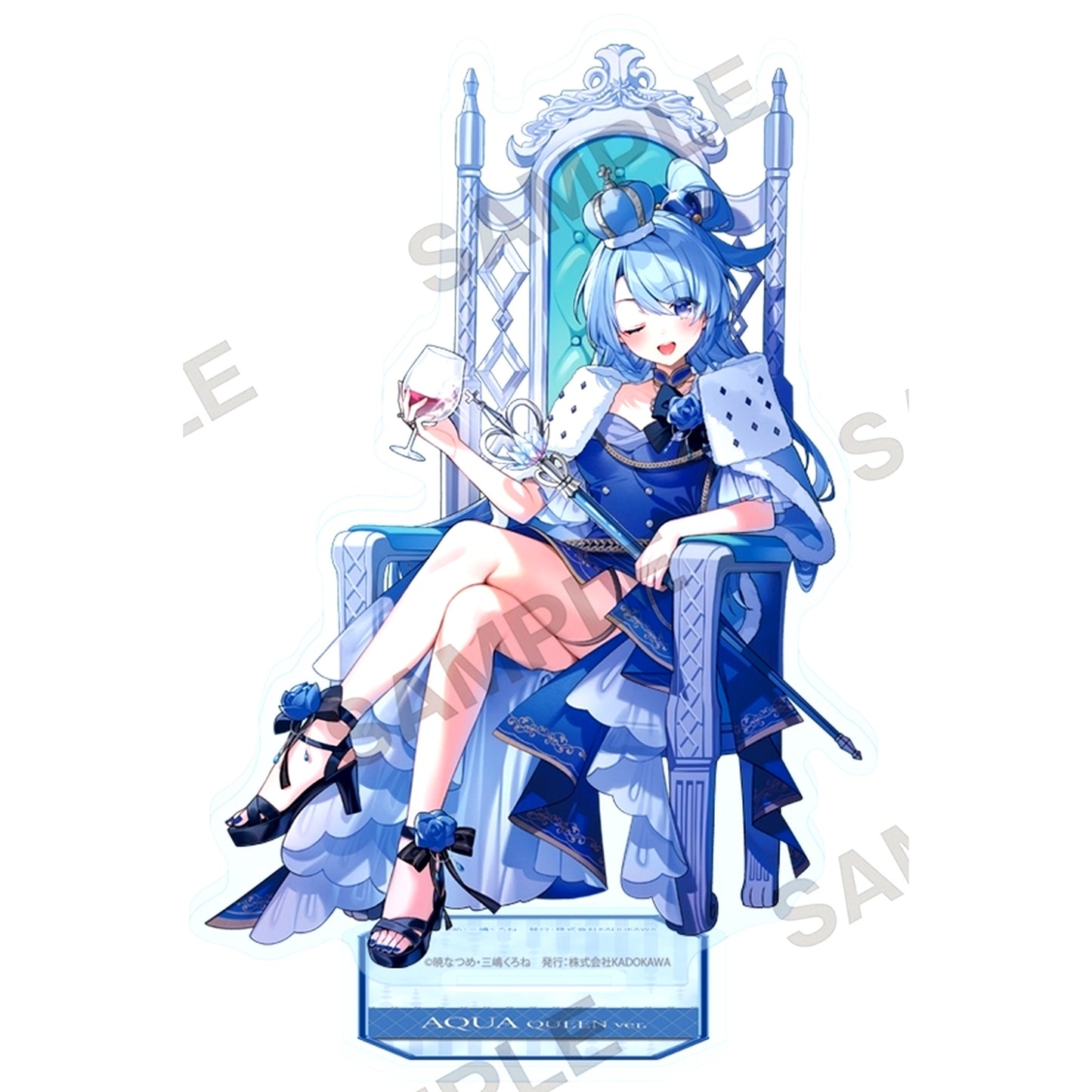 Aqua Queen Ver. Acrylic Stand Kadokawa Sneaker Bunko Winter Fair 2026 KonoSuba God's Blessing on This Wonderful World! [USED]