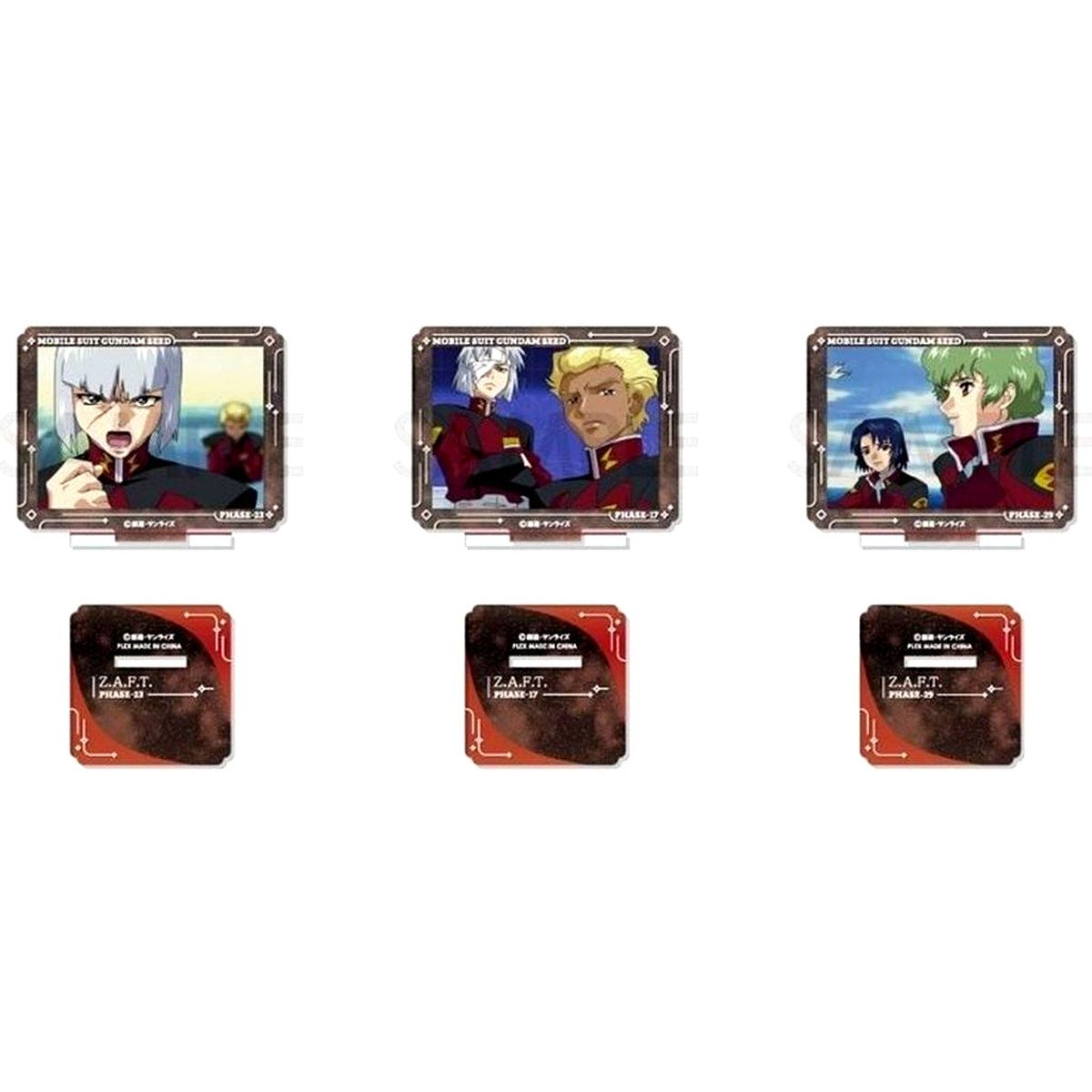 Zaft Selection Scene Acrylic Stand Set Vol.2 Mobile Suit Gundam SEED [USED]
