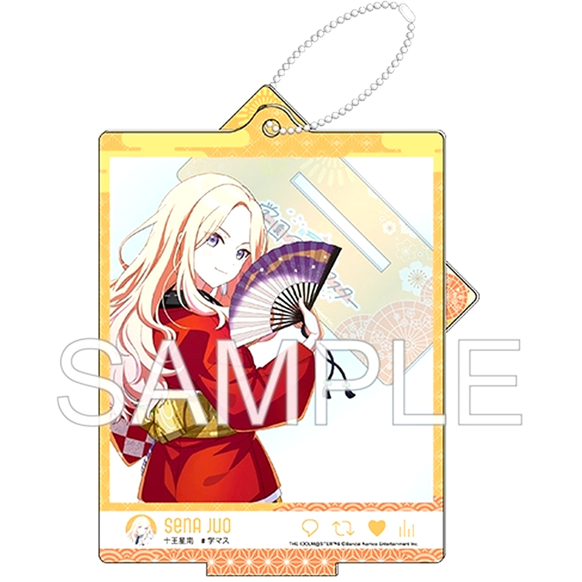 Sena Juo Ver. Gakuen Idolmaster Selfie Style Acrylic Stand Small Ambition 25 Festival [USED]
