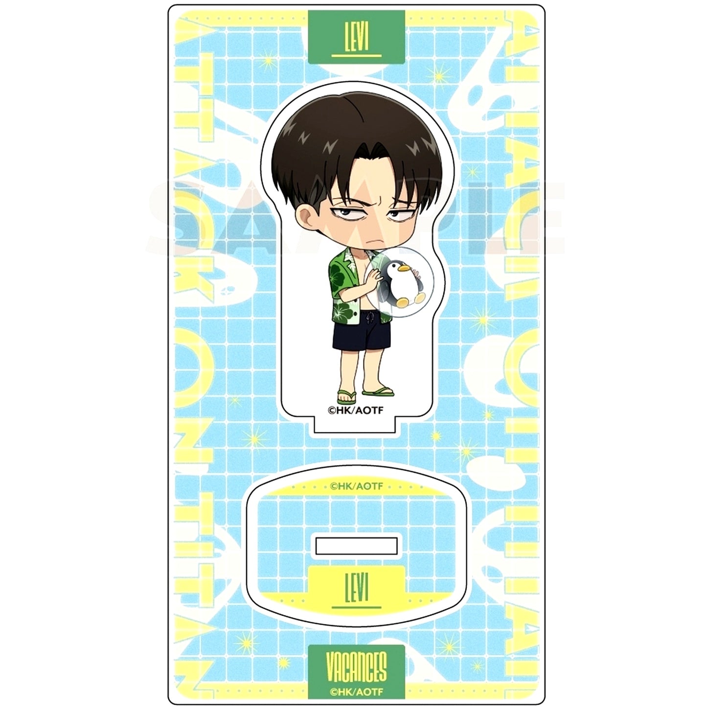 Levi Vacation Attack on Titan Acrylic Stand [USED]