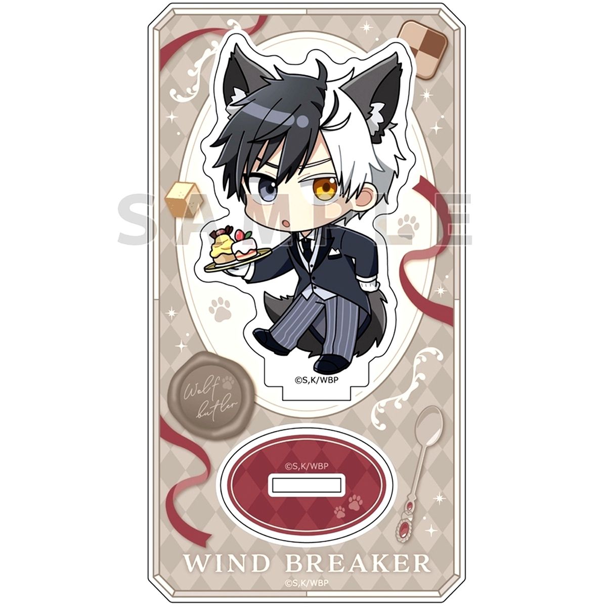 Haruka Sakura Wind Breaker Wolf Butler Acrylic Stand [USED]