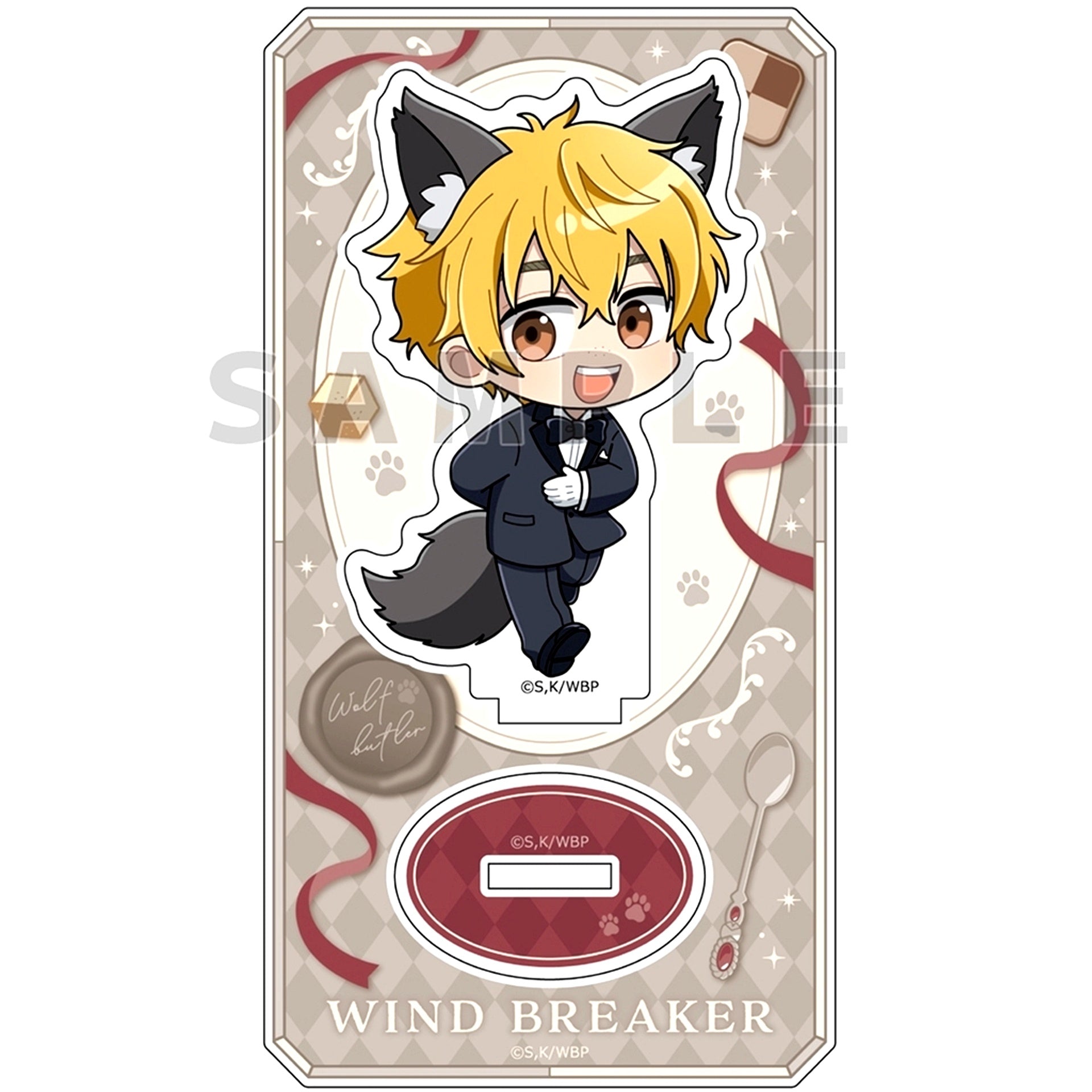 Akihiko Nirei Wolf Butler Acrylic Stand WIND BREAKER [USED]