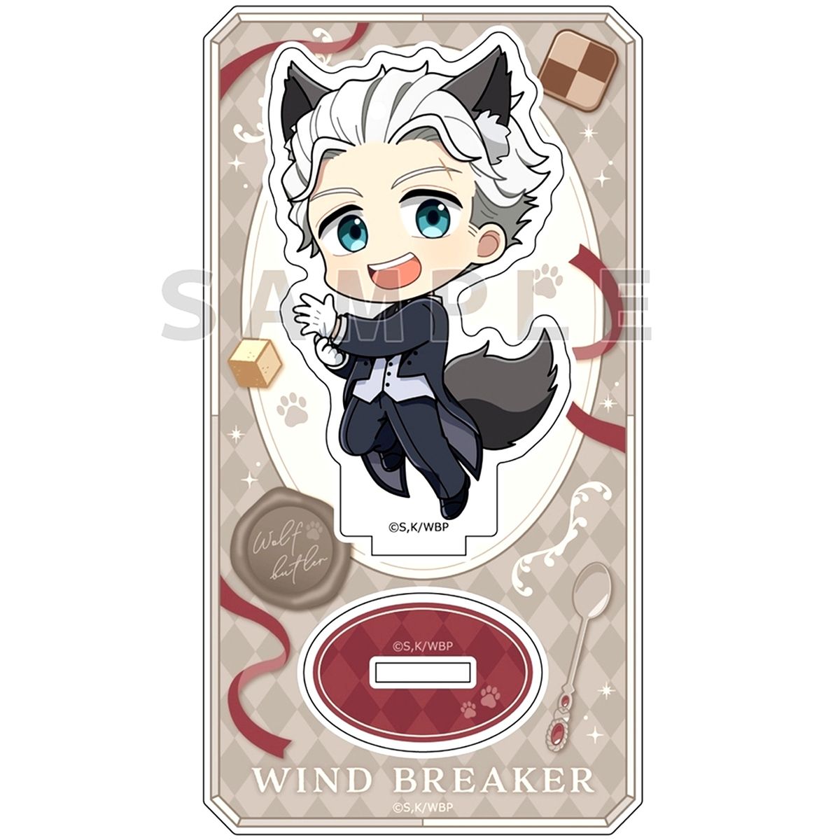 Hajime Umemiya Wind Breaker Wolf Butler Acrylic Stand [USED]