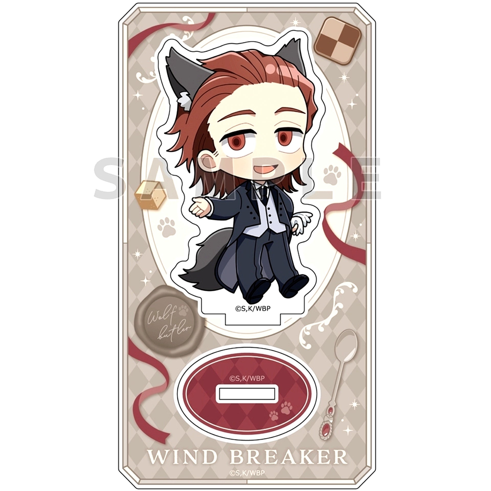 Shingo Natori Wolf Butler Acrylic Stand WIND BREAKER [USED]