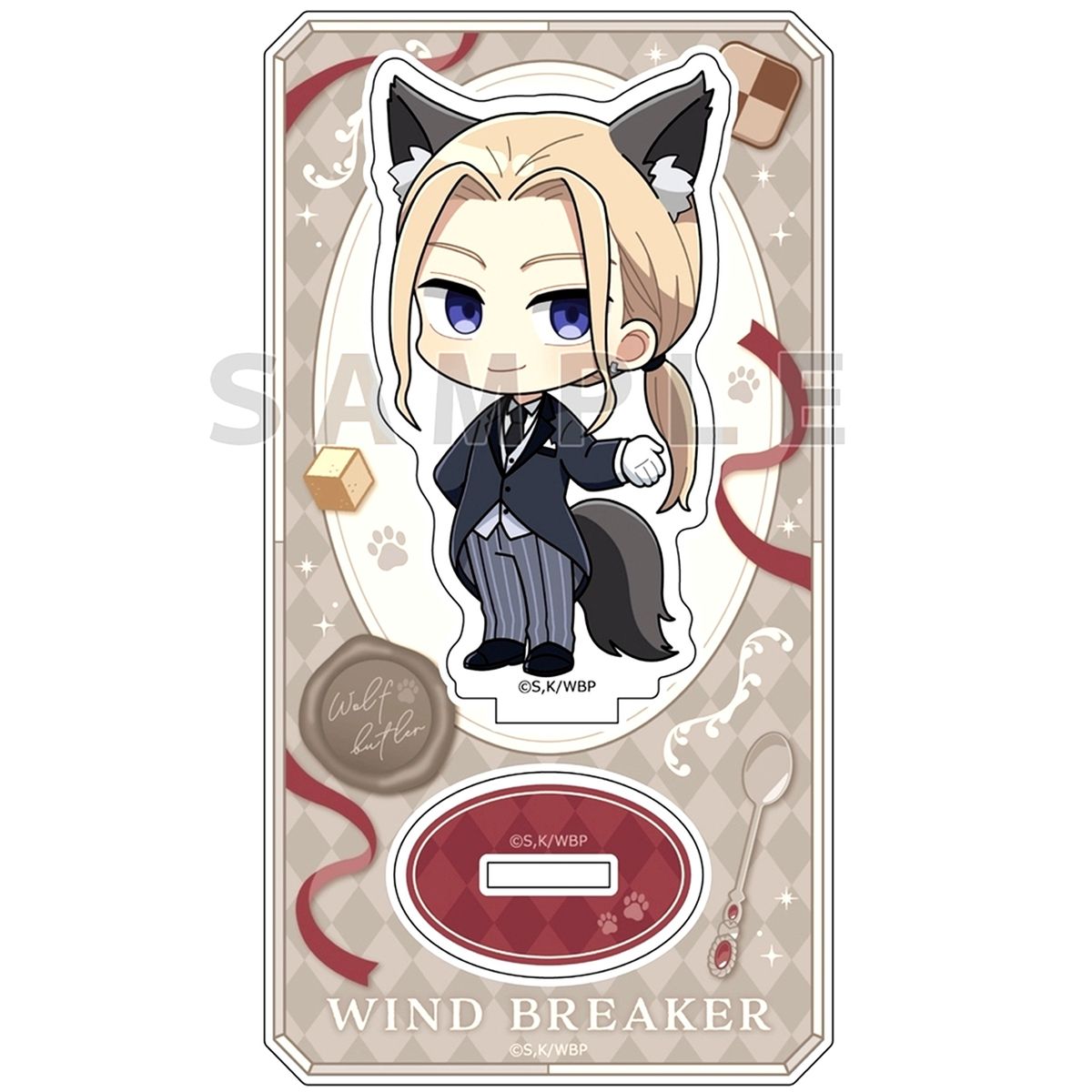 Akihito Miyoshi Wind Breaker Wolf Butler Acrylic Stand [USED]