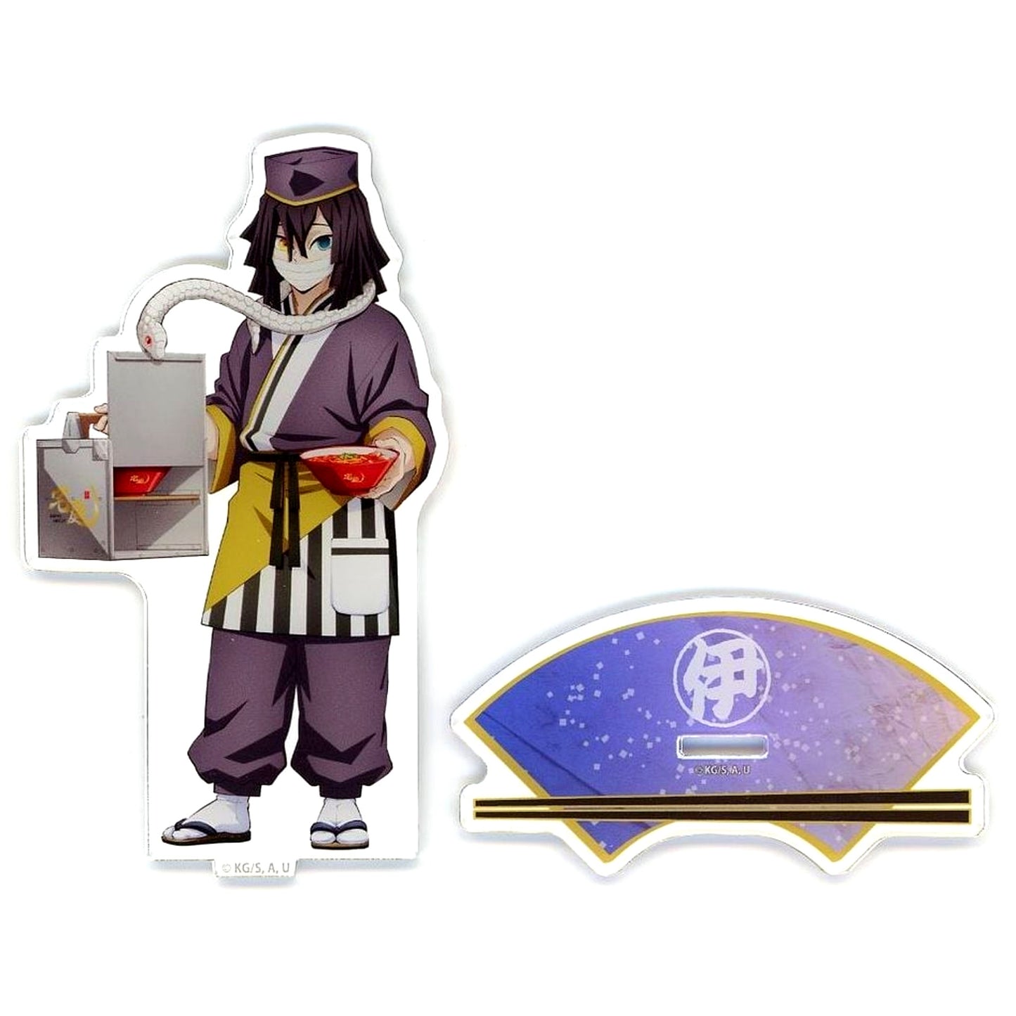Obanai Iguro Full Body Acrylic Stand Takumen.com & Rakuuma Takumen x Demon Slayer [USED]