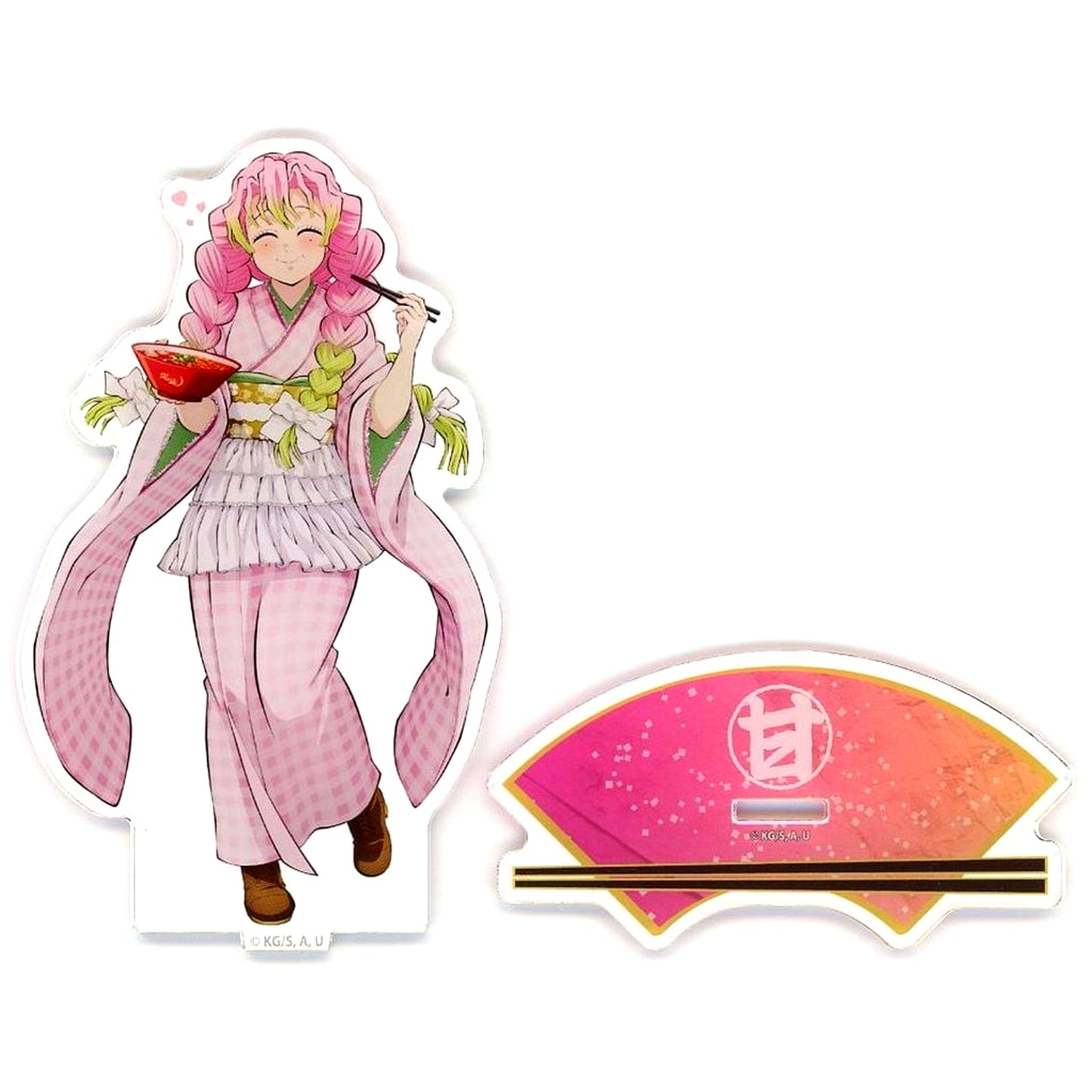 Mitsuri Kanroji Full Body Acrylic Stand Takumen.com & Rakuuma Takumen x Demon Slayer [USED]