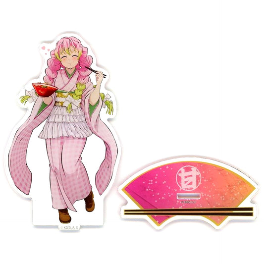 Mitsuri Kanroji Full Body Acrylic Stand Takumen.com & Rakuuma Takumen x Demon Slayer [USED]
