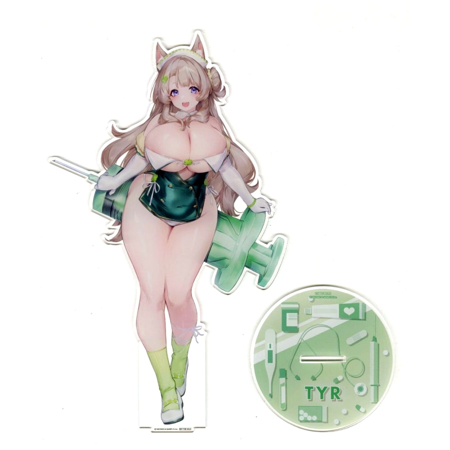 Till Special Prize Brown Dust 2 BIG Acrylic Stand Nurse Ver. POP UP SHOP Venue Purchase Limited Bonus [USED]