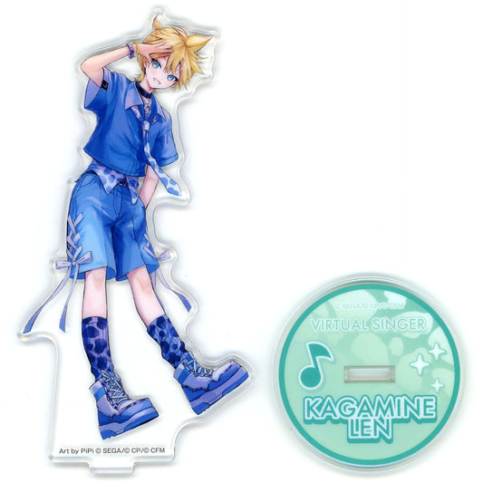 Kagamine Len Project Sekai Colorful Stage! feat. Hatsune Miku x Lawson Acrylic Stand [USED]