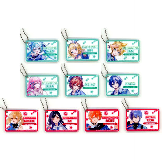 Set of 10 Project Sekai Colorful Stage feat. Hatsune Miku x Lawson Acrylic Keychain A [USED]