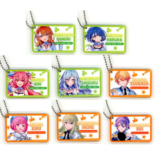 Set of 8 Project Sekai Colorful Stage feat. Hatsune Miku x Lawson Acrylic Keychain C [USED]