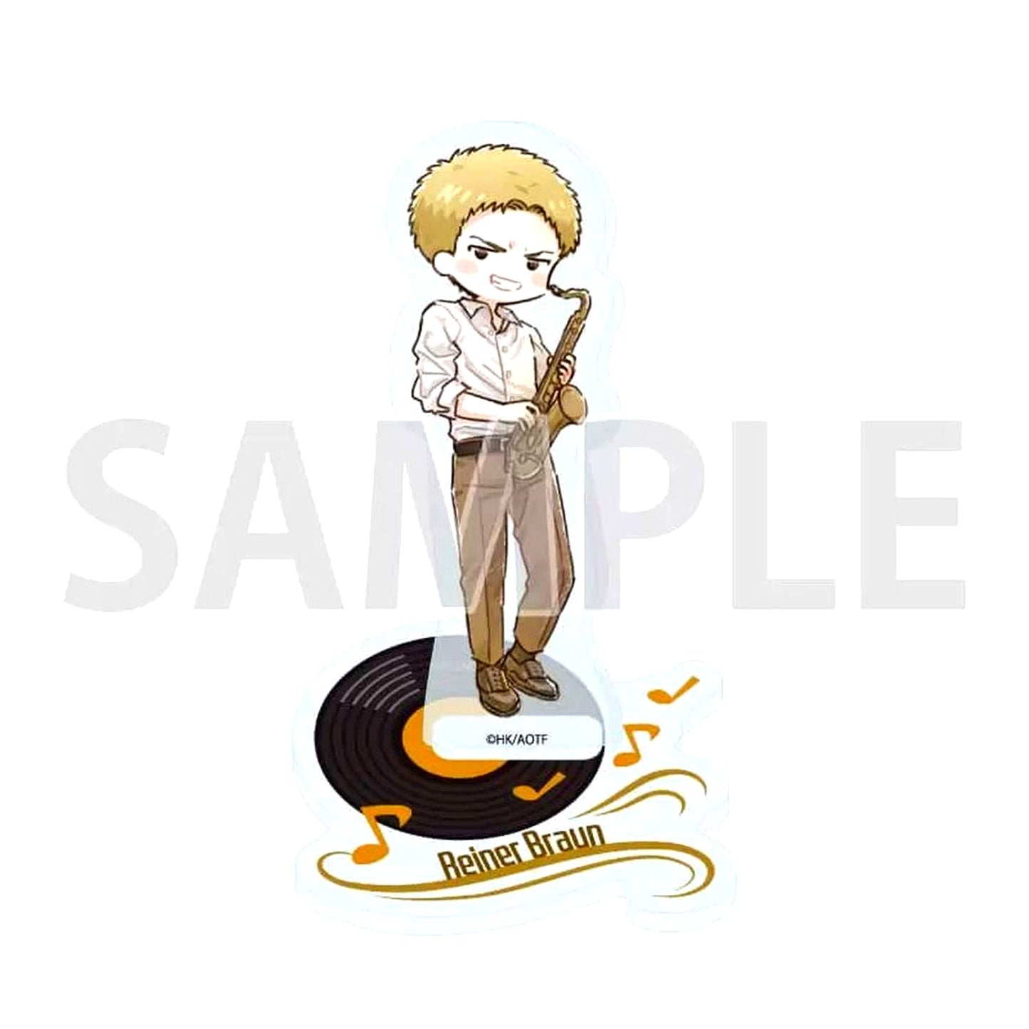 Reiner Braun Attack on Titan Jazz Ver. B Set GraffArt Petit Stand [USED]