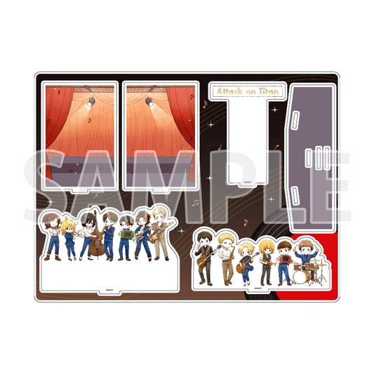 Group 02 Jazz Ver. Attack on Titan GraffArt Acrylic Diorama [USED]