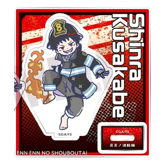 Shinra Kusakabe Retopopu Acrylic Stand Fire Force Season 3 [USED]