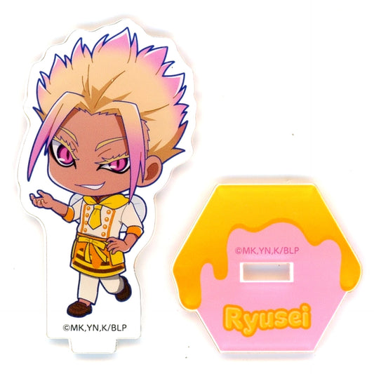 Ryusei Shido TV Anime Blue Lock x Collabo Cafe Honpo 2026 Trading Chibi Character Acrylic Stand [USED]