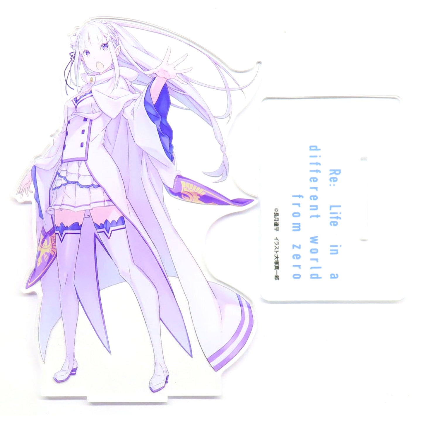 Single Item Emilia Re:ZERO -Starting Life in Another World- Light Novel Vol. 44 Gamers Limited Edition A Bonus Original Big Acrylic Stand [USED]