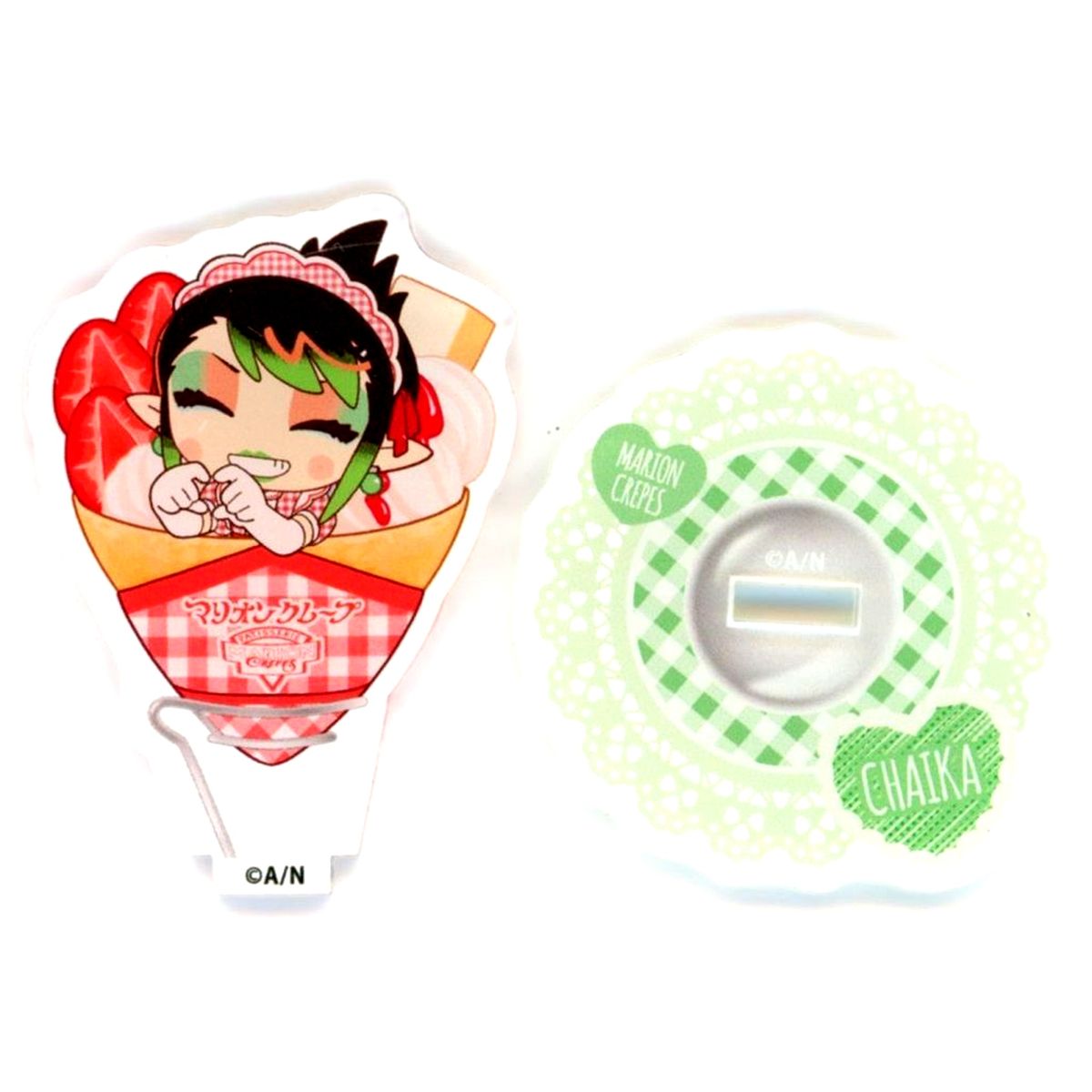 Hanabatake Chaika Virtual YouTuber Nijisanji x Marion Crepes 2nd Collaboration Trading Acrylic Stand [USED]