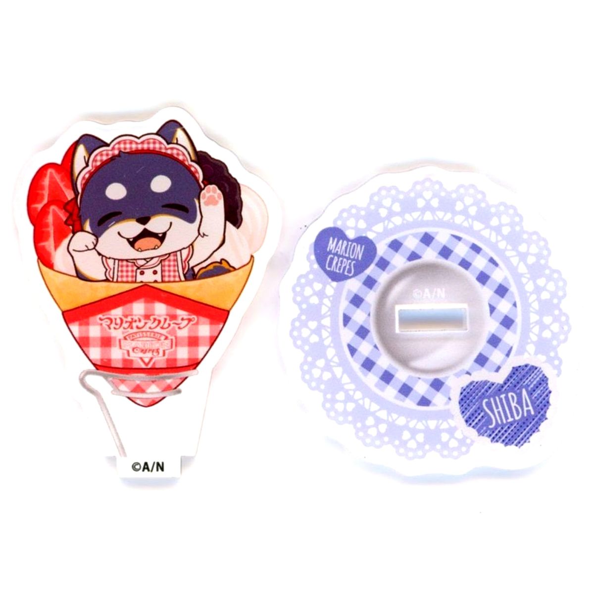 Kuroi Shiba Virtual YouTuber Nijisanji x Marion Crepes 2nd Collaboration Trading Acrylic Stand [USED]