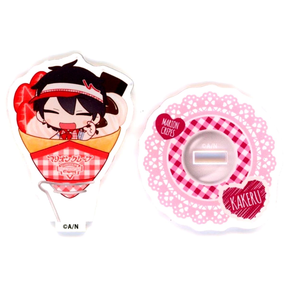 Yumeoi Kakeru Virtual YouTuber Nijisanji NIJISANJI x Marion Crepes 2nd Collaboration Trading Acrylic Stand [USED]