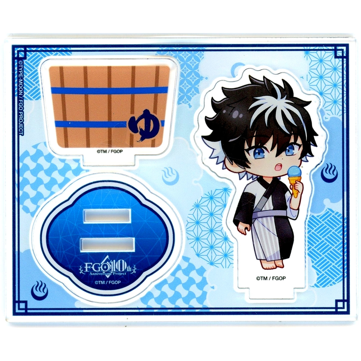 Saber/Charlemagne Fate/Grand Order x Gokurakuyu RAKU SPA Chaldea SPA Paradise -A SPA Holiday with Servants- Trading Mini Acrylic Stand [USED]
